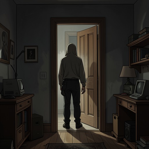 The Ghost in the Household from "Heidi". This thread follows the household’s escalating fear of a supposed ghost until Heidi’s sleepwalking is discovered.