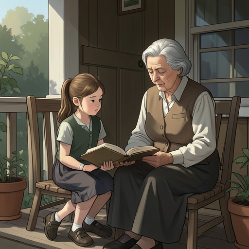 Heidi and Clara’s Shared Recovery from "Heidi". This thread follows the reciprocal care through which Heidi finds companionship and Clara finds a path to independence.
