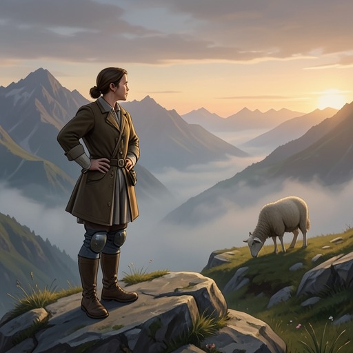 The Mountain as a Teacher from "Heidi". This thread traces how observation and experience on the Alm teach Heidi about nature, responsibility, and other lives.