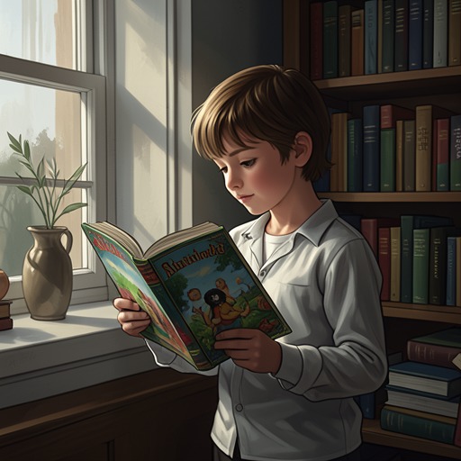 Reading as a Gift Passed On from "Heidi". This thread traces how literacy first opens stories to Heidi and then becomes a means of comfort and teaching.