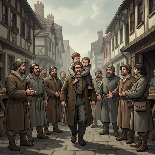 A Community Relearns Its Neighbor from "Heidi". This thread traces how Dorfli’s suspicions of Alm-Uncle give way to evidence, conversation, and welcome.