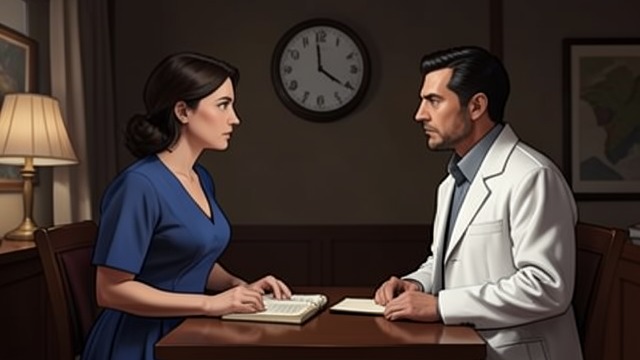 The Psychiatrist’s Refusal from "All My Puny Sorrows". A Conversation Denied Writing Instead of Speech Yolandi explains that Elfrieda is willing to communicate in writing when speech is difficult.