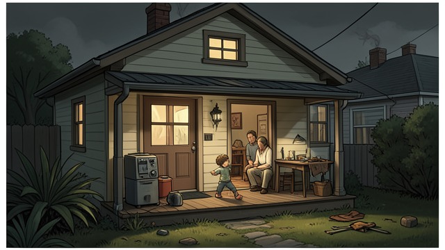 The House He Built from "All My Puny Sorrows". A Builder’s Dream A Home Made by Hand Jake builds a bungalow for his young family, with careful details such as a covered porch where they can watch storms.