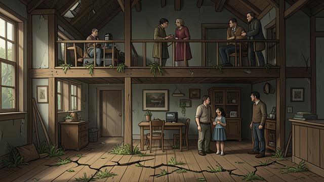 A Place for Three Generations from "All My Puny Sorrows". Living Under One Roof Shared Space Yolandi, Lottie, and Nora divide the floors of the repaired house and learn how to live together.