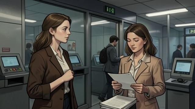 A Sister Leaves from "All My Puny Sorrows". Goodbye at the Glass Doors A Young Sister’s Fear Yolandi watches Elfrieda leave through airport security and imagines the heartbreak as something that might…
