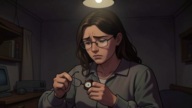 The Watch and Glasses from "All My Puny Sorrows". Objects From the Tracks A Bag of Belongings Lottie receives Jake’s belongings, including glasses that crumble and a damaged watch.