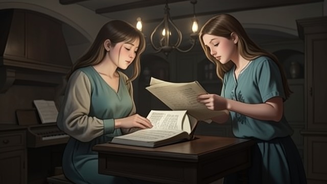The Kitchen Alliance from "All My Puny Sorrows". A Quiet Partnership Mother and Younger Daughter While the elders confront Jake, Lottie and Yolandi remain in the kitchen, listening to Elfrieda play from…