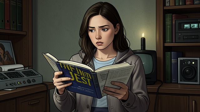 A Book at the Airport from "All My Puny Sorrows". A Gift for the Younger Sister The Hand-Off Elfrieda gives Yolandi a poetry collection and tells her that her real life begins with reading beyond horse…