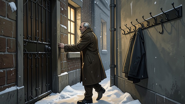 The Library Campaign from "All My Puny Sorrows". A Public Cause Doors in the Cold Jake walks through East Village at dinnertime, knocking on doors to gather support for a town library.