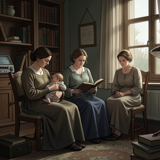 Mothers, Daughters, and Inherited Grief from "All My Puny Sorrows". This flow traces how grief passes through three generations while each woman searches for a distinct way to survive it.