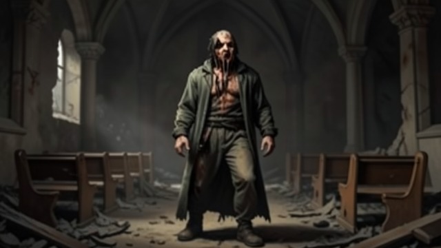 A Name in the Ruins from "Shrine". The Child and Einor Death is interrupted After Wilkes shoots Alice, she rises again and briefly appears as a burned, distorted figure.