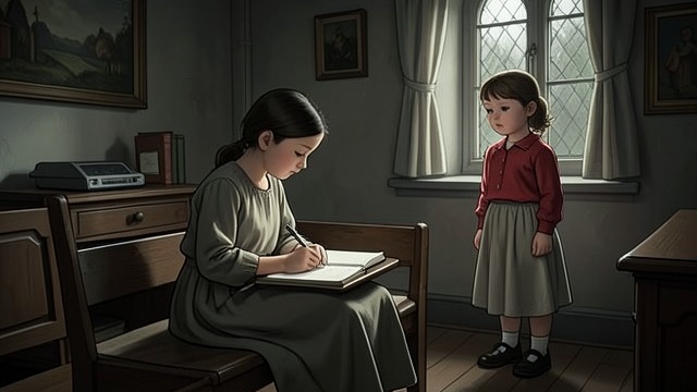 A Private Girl from "Shrine". A Child Before the Crowd Limited connections Alice spends much of her time alone, helping Molly and drawing.