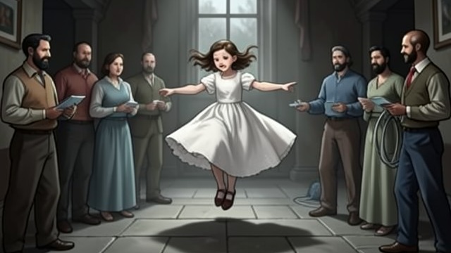 The Miracle Girl from "Shrine". From Child to Symbol Reported cures At the next gathering, witnesses report Alice levitating and several sick people recovering.
