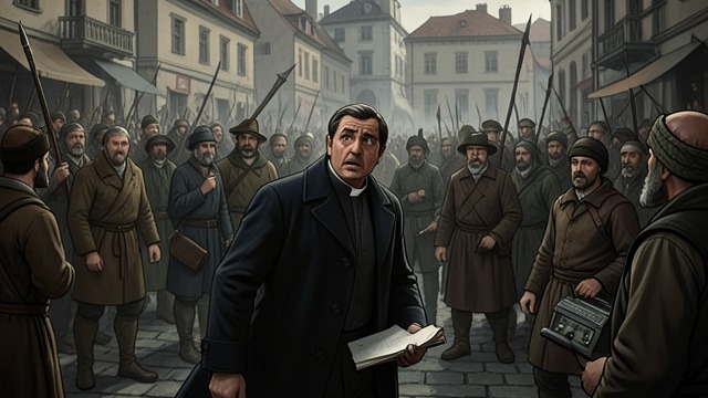 Delgard Appointed from "Shrine". An Investigator Arrives Containing the crowd Bishop Caines sends Monsignor Peter Delgard to support Hagan and observe the claims.