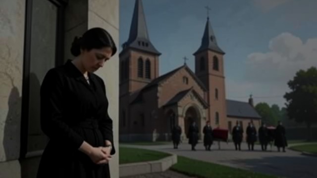 The Funeral from the Back from "Trespasses". The Funeral from the Back An unnamed mourner Cushla attends Michael’s Church of Ireland funeral with her mother and brother.