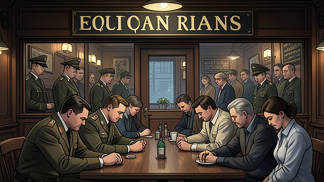 A Bar Between Communities from "Trespasses". A Bar Between Communities Everyday proximity Catholic owners, loyalist regulars, soldiers and local workers share the Lavery pub.