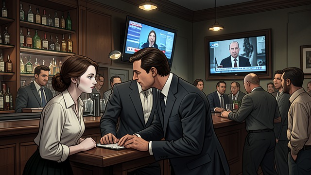 The Murder Reaches the Pub from "Trespasses". The Murder Reaches the Pub News becomes loss Cushla learns at the bar that Michael has been shot dead.
