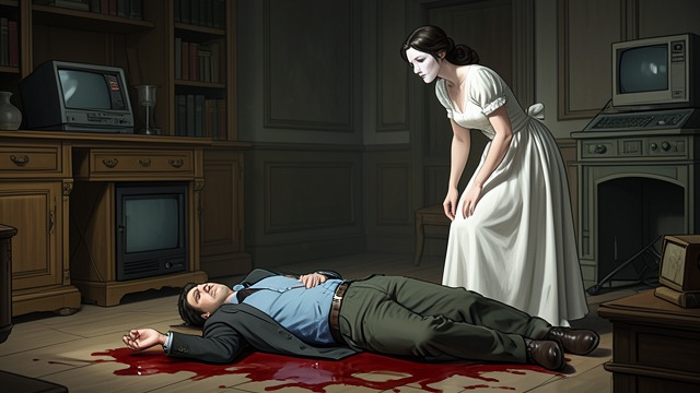 A Murdered Advocate from "Trespasses". A Murdered Advocate Assassination at home Michael is shot in front of his wife.