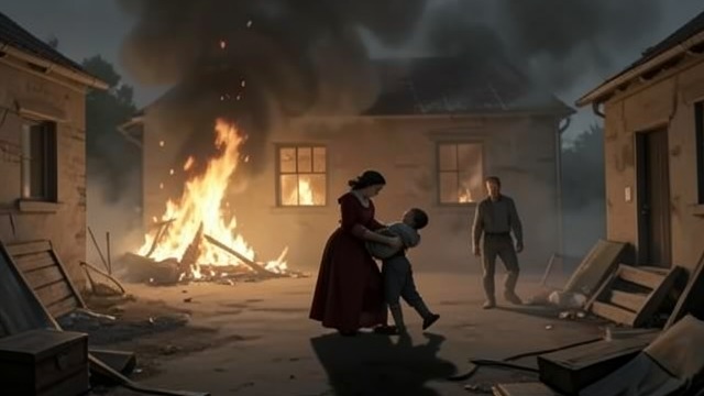 The Suspect’s Family Burned Out from "Trespasses". The Suspect’s Family Burned Out Retaliation at home Tommy is arrested, and the McGeown house is firebombed.
