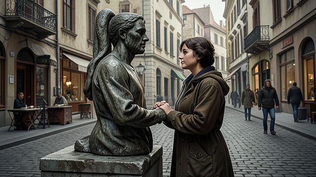 A Reunion Without an Answer from "Trespasses". A Reunion Without an Answer Chance brings them together Cushla and Davy meet beside a sculpture representing Michael, years after the events that linked them.