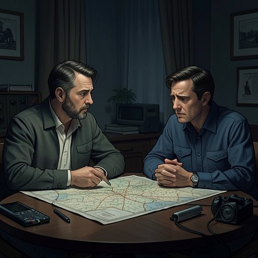 Michael and Victor’s Political Split from "Trespasses". Michael’s defence work and Victor’s hardened view of political violence strain a friendship built inside Belfast’s divided public life.