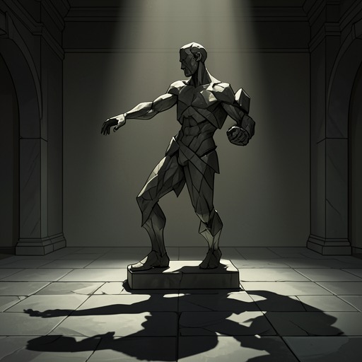 The Sculpture and the Dead Body from "Trespasses". The sculpture frames the novel’s inquiry into how violence rearranges a body and how those who loved the dead try to recognize him afterward.