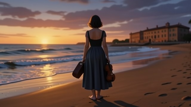 The Promise Spoken on the Beach from "On Chesil Beach". A Future Offered in Fear Music as Florence’s Hope As Florence Ponting tries to explain that sex may never come naturally to her, she also describes the life…