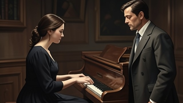 A Question in Mozart from "On Chesil Beach". A Question in Mozart Music as Inquiry The opening of the Mozart quintet returns to Florence as a phrase that seems to ask a question without supplying words.