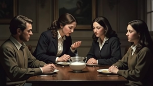 The Dinner Recalled from "We Have Always Lived in the Castle". The Dinner Recalled A case made social Julian recounts the family dinner in which several relatives died after eating poisoned sugar. Mrs.