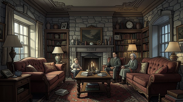 A Family Domain from "We Have Always Lived in the Castle". A Family Domain Generations in one place Mary Katherine describes the house as built up with layers of Blackwood possessions.