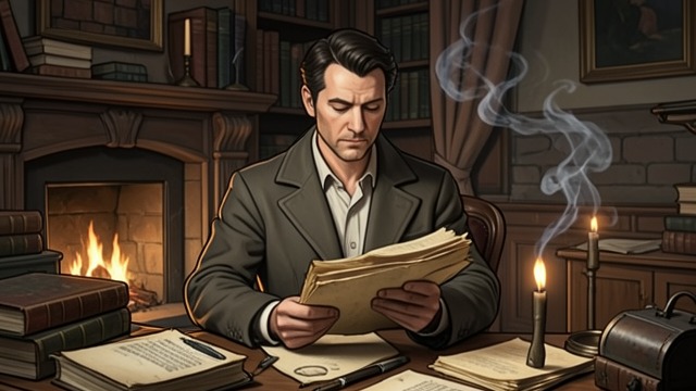 The Last Request from "We Have Always Lived in the Castle". The Last Request Papers before safety When the fire starts, Julian wants to collect the notes that record his life’s work.