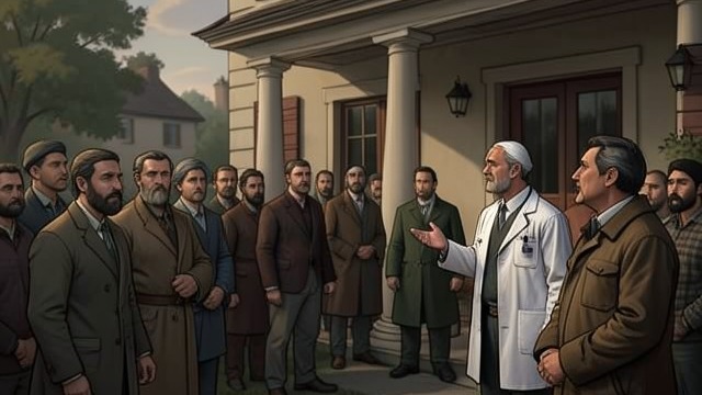The Accusation at the Door from "We Have Always Lived in the Castle". The Accusation at the Door Suspicion returns immediately As Julian’s death is announced, Charles asks whether Constance killed him.