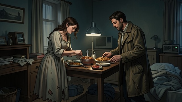 A New Order of Seclusion from "We Have Always Lived in the Castle". A New Order of Seclusion Habits rebuilt from salvage The sisters arrange surviving food and dishes, establish sleeping places, and create new protections.