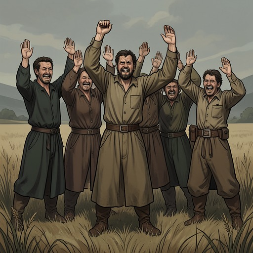 The Refrain and Its Changing Audience from "We Have Always Lived in the Castle". This flow traces how the poisoning rhyme moves from village taunt to mob chant and finally becomes part of the strangers’ stories about the secluded sisters.