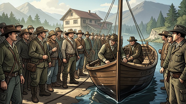 The First Western Challenges from "The Boys in the Boat". A New Presence on the Hudson Arrival Washington and other western crews begin entering eastern regattas.