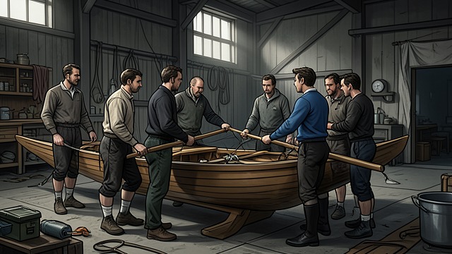 The Boat Starts to Fly from "The Boys in the Boat". Trust in Practice New Seat Joe enters the promising boat and recognizes familiar friends and new teammates willing to welcome him.