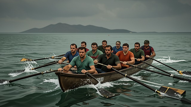 The Leap Into the Finish from "The Boys in the Boat". Faith in the Others Race In the final sprint, Joe cannot calculate or control the race’s outcome.