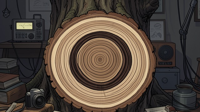 The Marks in a Tree from "The Boys in the Boat". Seasons Recorded in Wood Learning Joe Rantz studies annual rings while learning to choose cedar with Charlie McDonald.