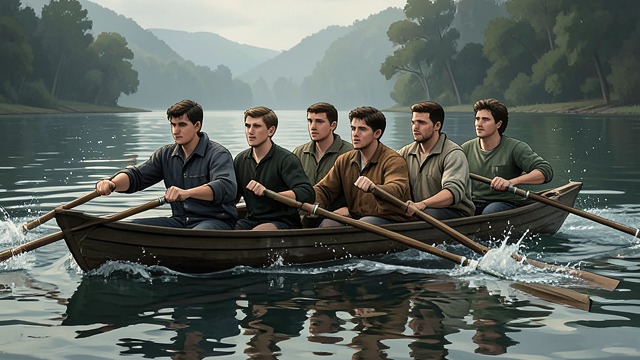 The Freshman Crew's First Swing from "The Boys in the Boat". A Boat Moves as One Discovery Washington’s freshmen row with unusual composure in the Poughkeepsie race.