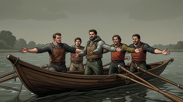 The Olympic Crew Forms from "The Boys in the Boat". The Right Men Together Welcome Joe is added to a boat whose members greet him with warmth and confidence.
