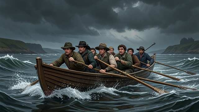 Gold in Berlin from "The Boys in the Boat". The Olympic Finish Final Test Washington starts poorly in rough water and spends most of the Olympic final fighting wind, illness, and the German crowd’s roar.