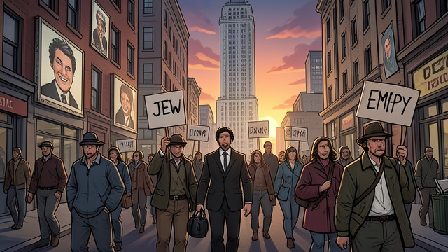 The Mask Falls Away from "The Boys in the Boat". Persecution Resumes After the Games Once the Olympics close, antisemitic signs return and the regime’s persecution resumes with renewed force.