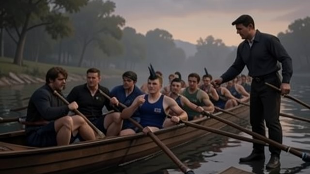 A Place in the Olympic Boat from "The Boys in the Boat". A New Crew Forms Unexpected Opening Joe arrives at the shell house and finds himself placed in a promising second boat at seat seven.