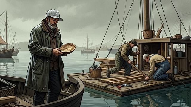 The Pococks Arrive from "The Boys in the Boat". Boatbuilders on the Pacific Need Conibear seeks sleek shells for Washington and finds George Yeoman Pocock and Dick Pocock in their floating workshop in Coal…