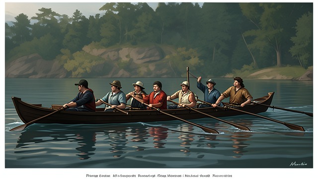 Joe Enters the Right Boat from "The Boys in the Boat". Rhythm Returns Alignment Joe rows in a boat whose members welcome him and whose stroke is set by Don Hume.