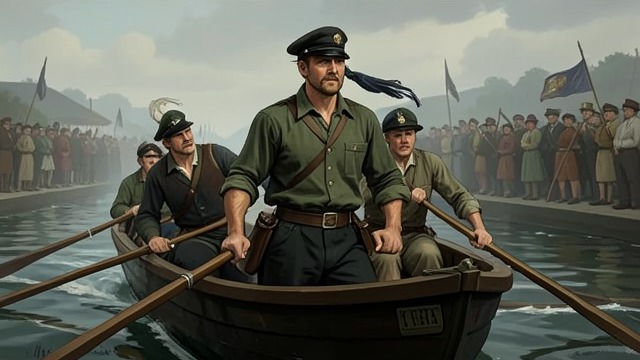 The Olympic Finish from "The Boys in the Boat". Taking Command in Berlin Crisis In the Olympic final, Moch misses the start signal and struggles to steer in crosswind.