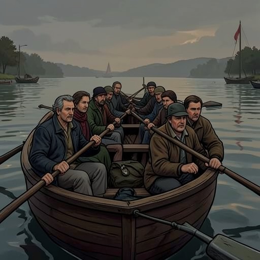 The Boat as a Lesson in Cooperation from "The Boys in the Boat". This thread traces the book's argument that a crew succeeds by preserving individuality while surrendering the demand to row alone.