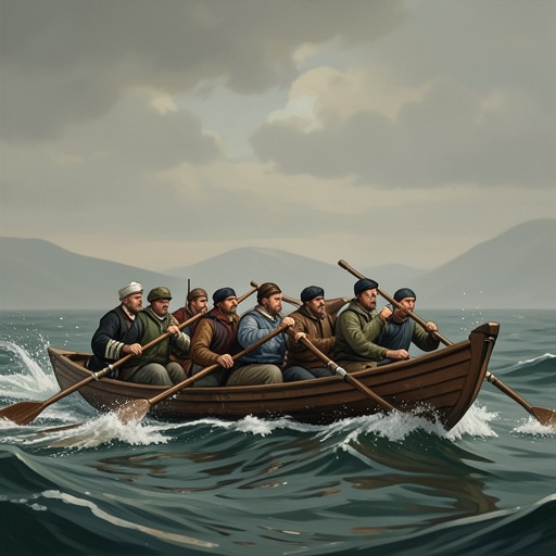 The Final Against Wind and Illness from "The Boys in the Boat". This thread follows the Olympic race as practical obstacles compound and the crew fights back through coordination.
