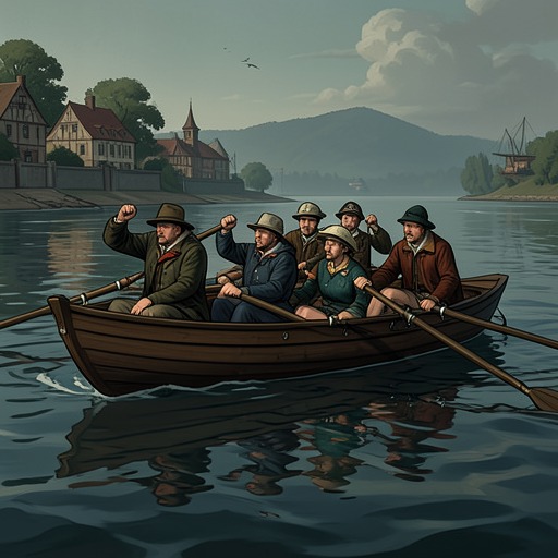 The Boat's Bond of Trust from "The Boys in the Boat". This thread follows the crew's transformation from talented individuals into a group willing to depend on one another.