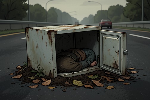 玫瑰安·奥罗斯科谋杀案,《亡灵节》中的场景。玫瑰安·奥罗斯科谋杀案是一起发生于1970年的命案,后来成为一桩长期遭忽视、悬而未决的案件,也检验了调查人员会认真对待谁的记忆与证据。罗莎安年仅十五岁,且已怀孕;她从医院失踪,次周被发现死在公路旁的冷藏箱里。